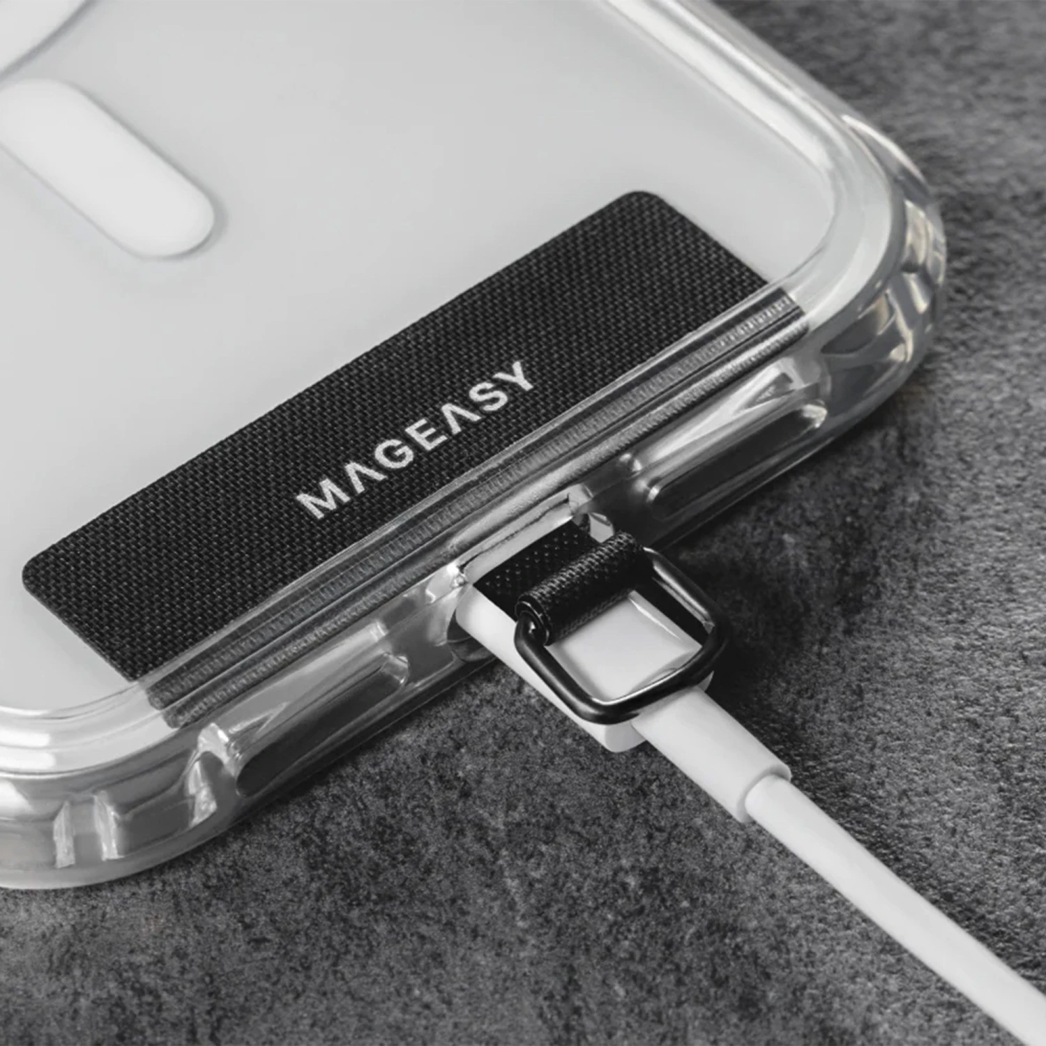 Universal MAGEASY 6mm Adjustable Strap Phone Lanyard - Army Green 3 Universal MAGEASY 6mm Adjustable Strap Phone Lanyard - Army Green - Image 3