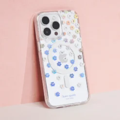 IPhone 15 Pro Kate Spade Protective Hardshell MagSafe Case - Scattered Flowers -Mobile Phone Accessories 650dc4c56850d721175343