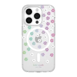 IPhone 15 Pro Kate Spade Protective Hardshell MagSafe Case - Scattered Flowers