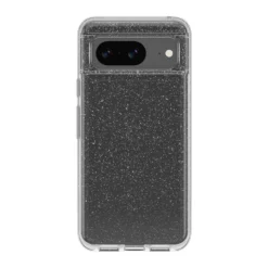Google Pixel 8 Otterbox Symmetry Series Case - Clear/Silver Flake (Stardust)