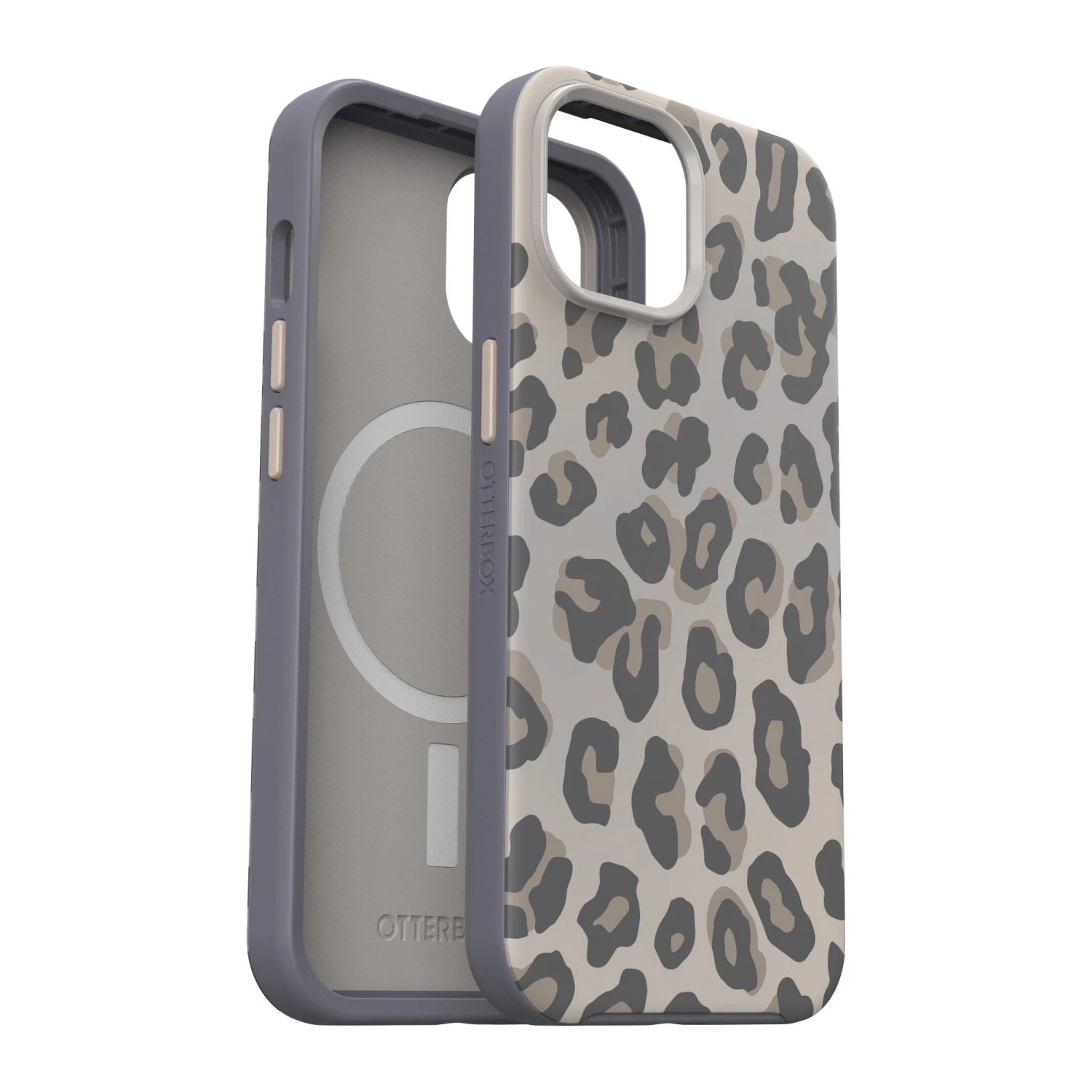 IPhone 15/14/13 Otterbox Symmetry W/ MagSafe Graphics Series Case - Grey (Wild Cat) 3 IPhone 15/14/13 Otterbox Symmetry W/ MagSafe Graphics Series Case - Grey (Wild Cat) - Image 3