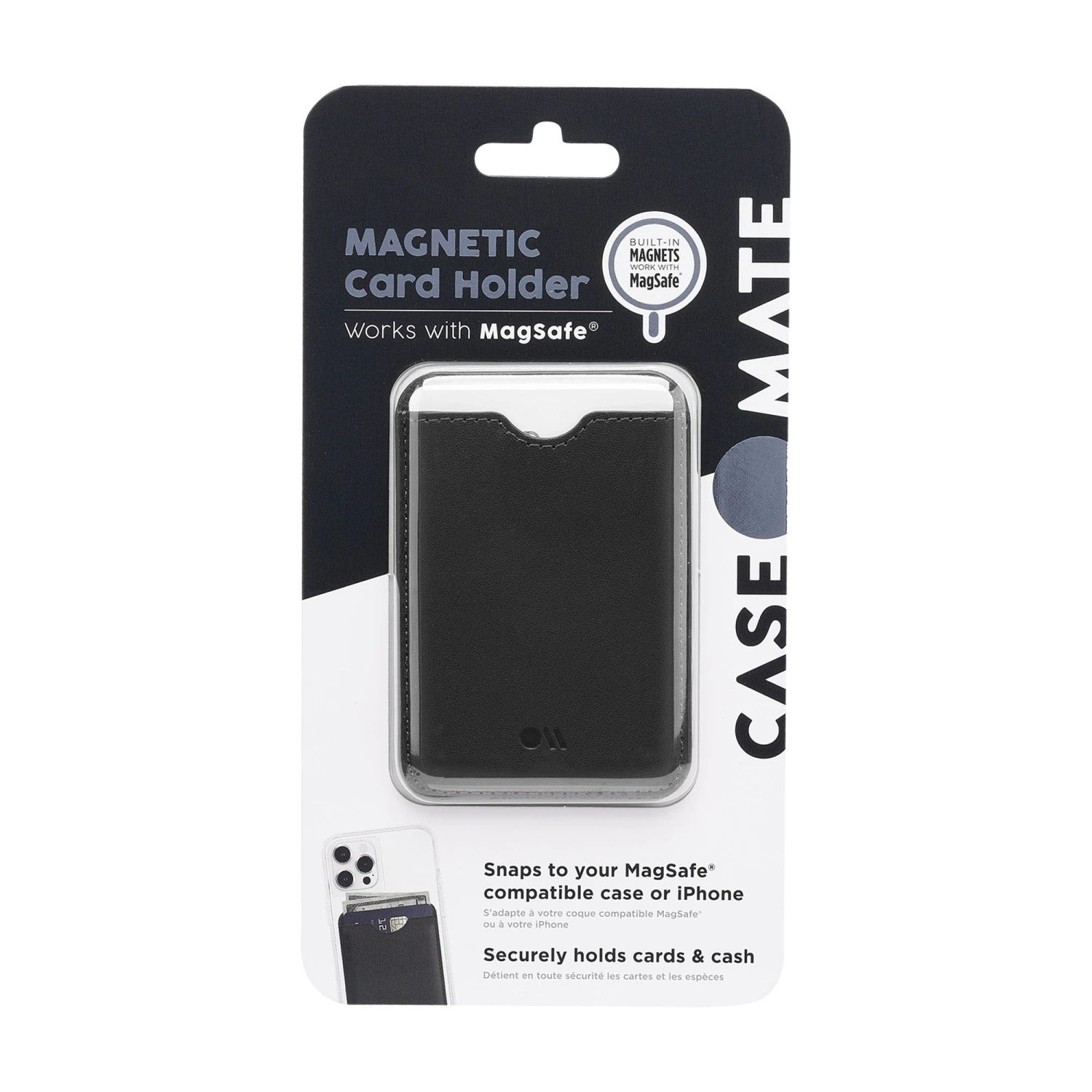 Universal Case-Mate MagSafe Cardholder - Black 6 Universal Case-Mate MagSafe Cardholder - Black - Image 6