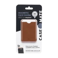 Universal Case-Mate MagSafe Cardholder - Cognac Brown -Mobile Phone Accessories 65283f194952a654784325