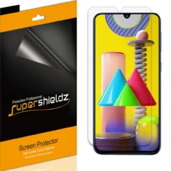[6-Pack] Supershieldz For Samsung Galaxy M30 Screen Protector, Anti-Bubble High Definition (HD) Clear Shield