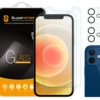[2-Pack] Supershieldz For Apple IPhone 12 (6.1 Inch) + Camera Lens Tempered Glass Screen Protector, Anti-Scratch, Anti-Fingerprint, Bubble Free