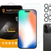(2 Pack) Supershieldz Designed For IPhone 15 Pro (6.1 Inch)+ Camera Lens Tempered Glass Screen Protector, Anti Scratch, Bubble Free