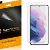 [6-Pack] Supershieldz For Samsung Galaxy S21 Plus 5G Screen Protector, Anti-Bubble High Definition (HD) Clear Shield