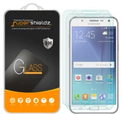 [2-Pack] Supershieldz For Samsung Galaxy J7 Tempered Glass Screen Protector, Anti-Scratch, Anti-Fingerprint, Bubble Free