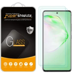 [2-Pack] Supershieldz For Samsung Galaxy A91 / S10 Lite Tempered Glass Screen Protector, Anti-Scratch, Anti-Fingerprint, Bubble Free