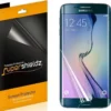 [2-Pack] Supershieldz For Samsung Galaxy S6 Edge Screen Protector [Full Screen Coverage] Anti-Bubble High Definition (HD) Clear Shield
