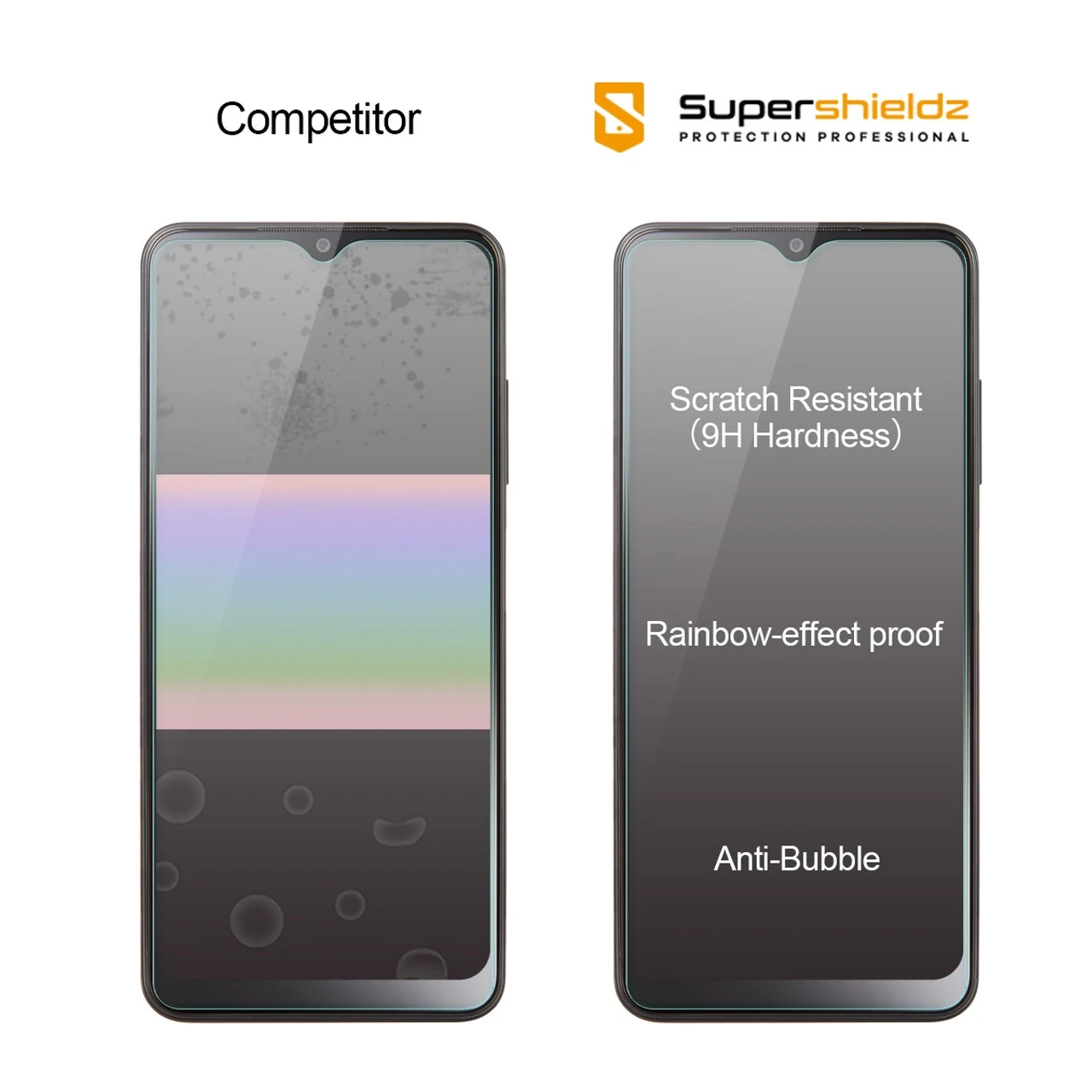 (3 Pack) Supershieldz Designed For Samsung Galaxy A03s Tempered Glass Screen Protector, Anti Scratch, Bubble Free 2 (3 Pack) Supershieldz Designed For Samsung Galaxy A03s Tempered Glass Screen Protector, Anti Scratch, Bubble Free - Image 2
