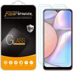 [2-Pack] Supershieldz For Samsung Galaxy A10s Tempered Glass Screen Protector, Anti-Scratch, Anti-Fingerprint, Bubble Free