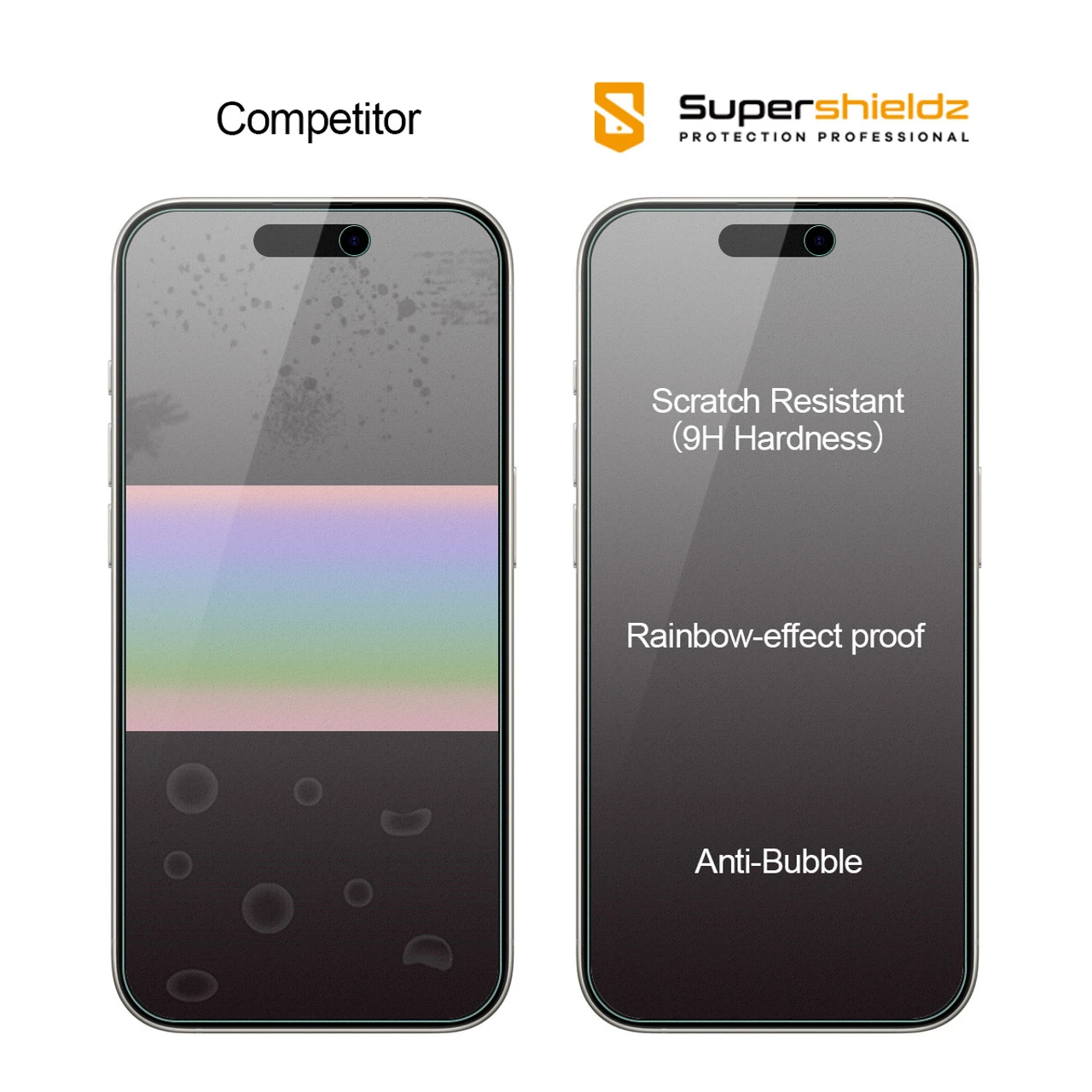 (2 Pack) Supershieldz Anti Glare (Matte) Tempered Glass Screen Protector Designed For IPhone 15 Pro (6.1 Inch) + Camera Lens, Anti Fingerprint, Anti Scratch, Bubble Free 2 (2 Pack) Supershieldz Anti Glare (Matte) Tempered Glass Screen Protector Designed For IPhone 15 Pro (6.1 Inch) + Camera Lens, Anti Fingerprint, Anti Scratch, Bubble Free - Image 2