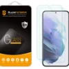 (2 Pack) Supershieldz Designed For Samsung Galaxy S22 5G Tempered Glass Screen Protector, Anti Scratch, Bubble Free