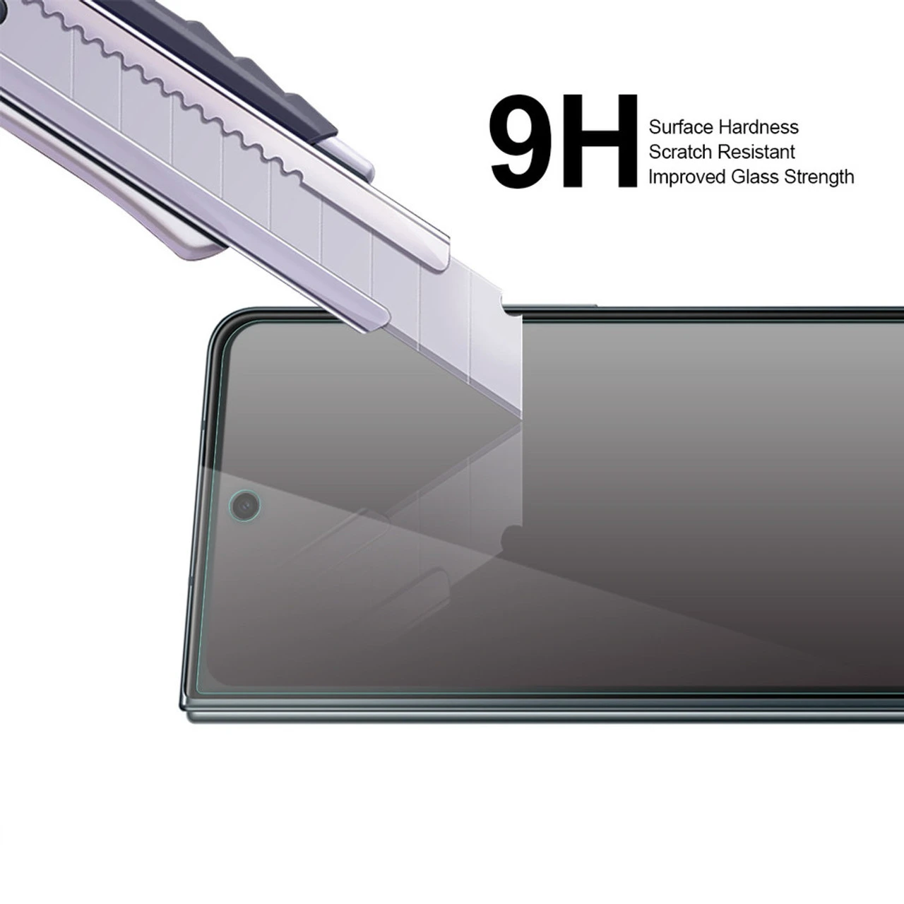 (2 Pack) Supershieldz Designed For Samsung Galaxy Z Fold 4 5G (Front Screen Only) Tempered Glass Screen Protector, Anti Scratch, Bubble Free 4 (2 Pack) Supershieldz Designed For Samsung Galaxy Z Fold 4 5G (Front Screen Only) Tempered Glass Screen Protector, Anti Scratch, Bubble Free - Image 4