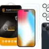 (2 Pack) Supershieldz Designed For IPhone 15 Plus (6.7 Inch)+ Camera Lens Tempered Glass Screen Protector, Anti Scratch, Bubble Free