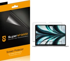 (3 Pack) Supershieldz Anti-Glare (Matte) Screen Protector Designed For New MacBook Air 13.6 Inch (M2 Chip, 2022 Released)