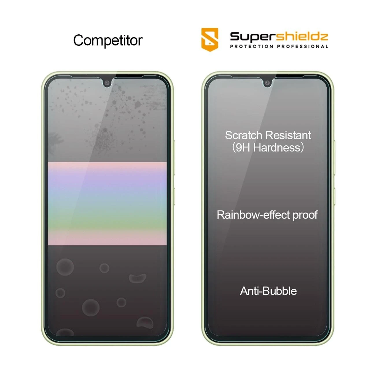 (2 Pack) Supershieldz Designed For Samsung Galaxy A34 5G Tempered Glass Screen Protector, Anti Scratch, Bubble Free 2 (2 Pack) Supershieldz Designed For Samsung Galaxy A34 5G Tempered Glass Screen Protector, Anti Scratch, Bubble Free - Image 2
