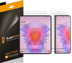 (2 Pack) Supershieldz Designed For Samsung Galaxy Z Fold 4 5G (2 Main Screen And 2 Front Screen) Screen Protector, High Definition Clear Shield (TPU)