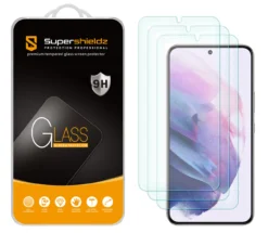 (3 Pack) Supershieldz Designed For Samsung Galaxy S22 Plus 5G Tempered Glass Screen Protector, Anti Scratch, Bubble Free