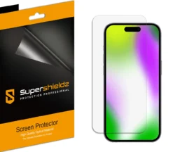 (3 Pack) Supershieldz Designed For IPhone 15 (6.1 Inch) Screen Protector, High Definition Clear Shield (PET)
