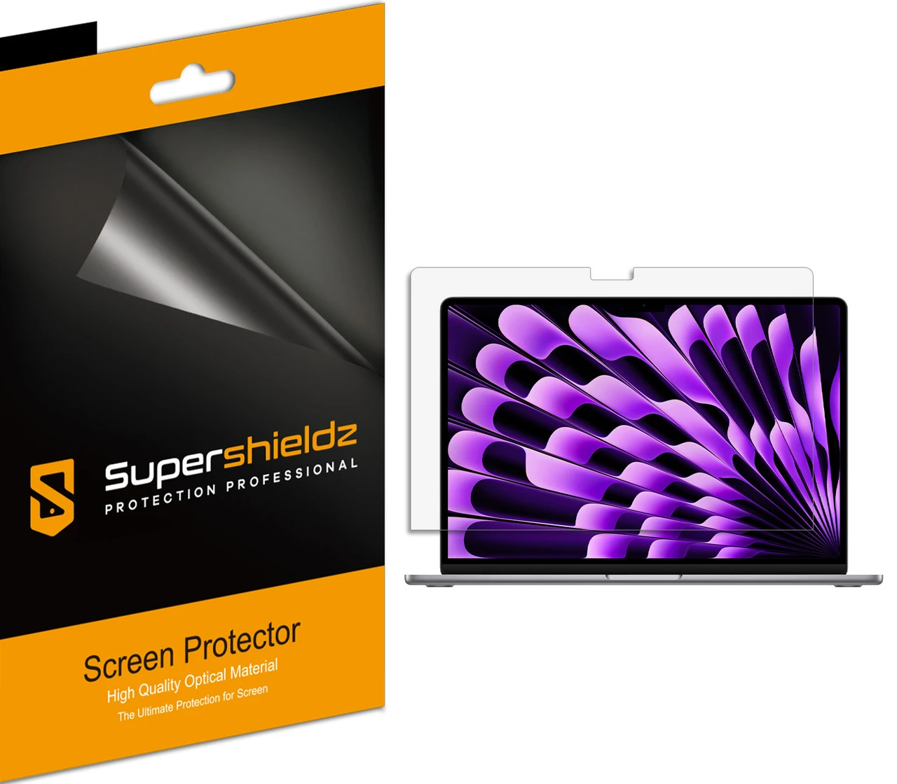 (3 Pack) Supershieldz Anti-Glare (Matte) Screen Protector Designed For Macbook Air 15 Inch (2023) 1 (3 Pack) Supershieldz Anti-Glare (Matte) Screen Protector Designed For Macbook Air 15 Inch (2023)