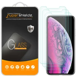 [3-Pack] Supershieldz For Apple IPhone 11 Pro Max / IPhone Xs Max (6.5 Inch) Tempered Glass Screen Protector, Anti-Scratch, Anti-Fingerprint, Bubble Free
