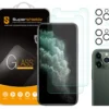 [2-Pack] Supershieldz For Apple IPhone 11 Pro (5.8 Inch) + Camera Lens Tempered Glass Screen Protector, Anti-Scratch, Anti-Fingerprint, Bubble Free