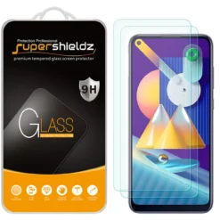 [2-Pack] Supershieldz For Samsung Galaxy M11 Tempered Glass Screen Protector, Anti-Scratch, Anti-Fingerprint, Bubble Free