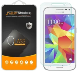 [2-Pack] Supershieldz For Samsung Galaxy Core Prime Tempered Glass Screen Protector, Anti-Scratch, Anti-Fingerprint, Bubble Free