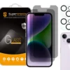 (2 Pack) Supershieldz (Privacy) Anti Spy Screen Protector Designed For IPhone 14 (6.1 Inch)+ Camera Lens Tempered Glass Screen Protector, Anti Scratch, Bubble Free