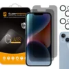 (2 Pack) Supershieldz (Privacy) Anti Spy Screen Protector Designed For IPhone 14 Plus (6.7 Inch)+ Camera Lens Tempered Glass Screen Protector, Anti Scratch, Bubble Free