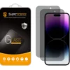 (2 Pack) Supershieldz (Privacy) Anti Spy Screen Protector Designed For IPhone 14 Pro Max (6.7 Inch), Tempered Glass, Anti Scratch, Bubble Free
