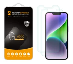 [2-Pack] Supershieldz For Apple IPhone 14 / IPhone 13/ IPhone 13 Pro (6.1 Inch) Tempered Glass Screen Protector, Anti Scratch, Bubble Free
