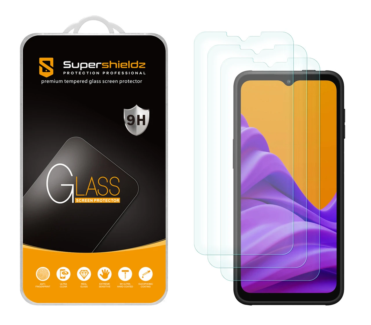 (3 Pack) Supershieldz Designed For Samsung Galaxy Xcover 6 Pro / Galaxy (Xcover Pro 2) Tempered Glass Screen Protector, Anti Scratch, Bubble Free 1 (3 Pack) Supershieldz Designed For Samsung Galaxy Xcover 6 Pro / Galaxy (Xcover Pro 2) Tempered Glass Screen Protector, Anti Scratch, Bubble Free